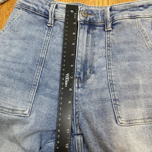 Judy blue jeans women's 5 | 27x31 light wash cargo jogger jb88691 no string - Picture 13 of 15